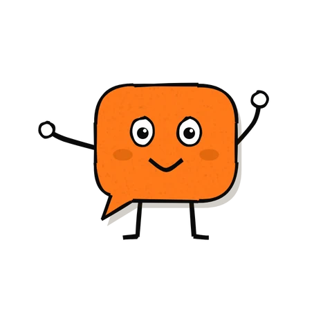 Chat33 mascot waving